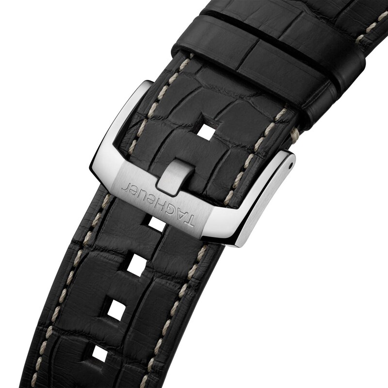 TAG Heuer Autavia Flyback Chronometer Leather Strap Watch