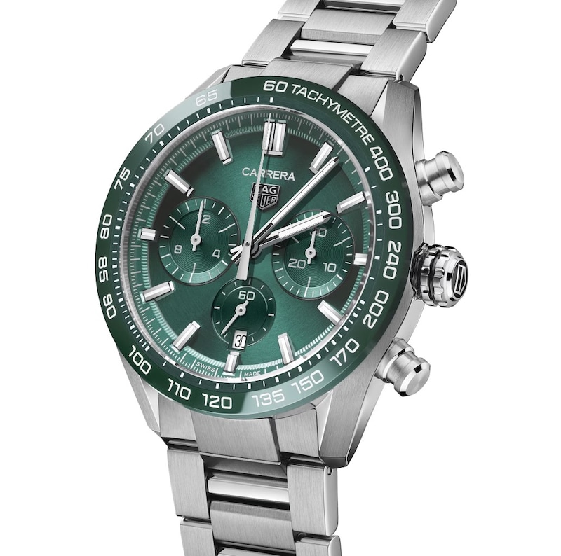 TAG Heuer Carrera Chronograph Men's Stainless Steel Bracelet Watch