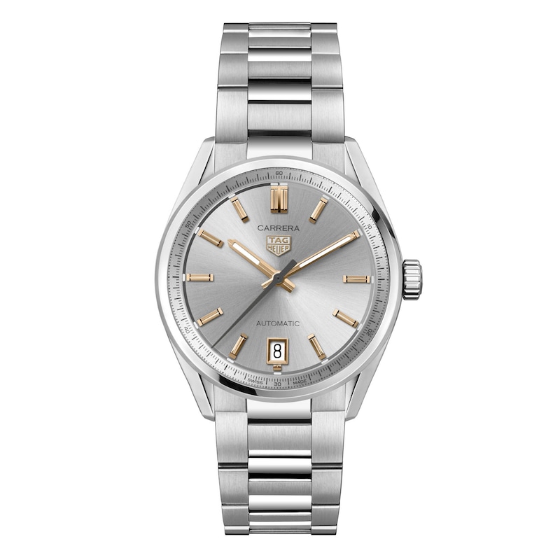 TAG Heuer Carrera Ladies' Silver-Tone Dial & Stainless Steel Watch