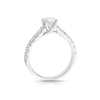 Thumbnail Image 2 of Platinum 1ct Total Diamond Solitaire Ring