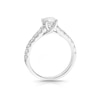 Thumbnail Image 3 of Platinum 1ct Total Diamond Solitaire Ring