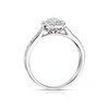 Thumbnail Image 3 of Engagement Ring 9ct White Gold 0.50ct Total Diamond Round Halo Ring