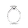 Thumbnail Image 2 of Vera Wang 18ct White Gold 0.69ct Diamond Emerald Cut Ring