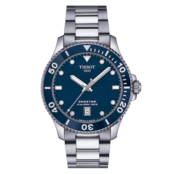 Tissot Mens Seastar 1000 Blue Dial Watch T120.410.11.041.00 - Image 5