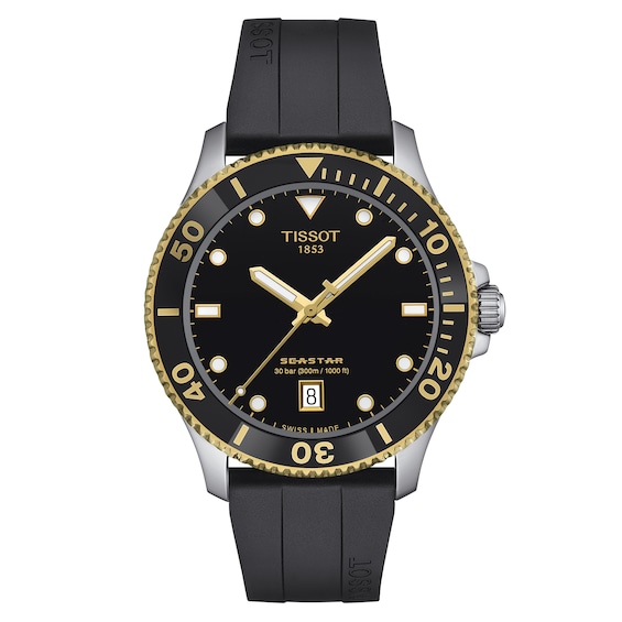 Tissot Seastar 1000 Men’s Two Tone Strap Watch