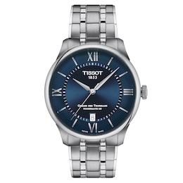Tissot Chemin Des Tourelles Blue Dial & Stainless Steel Bracelet Watch