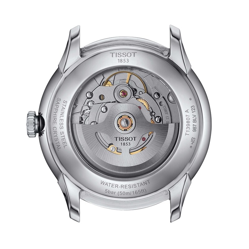Tissot Chemin Des Tourelles Brown Leather Strap Watch