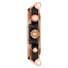 Thumbnail Image 2 of Tissot T-Race Men's Rose Gold-Tone & Black Rubber Strap Watch