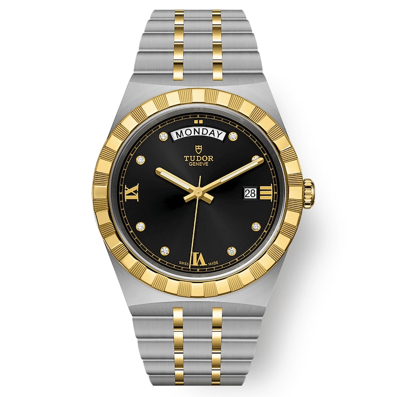Tudor Royal 41 Diamond Men's 18ct Gold & Steel Watch