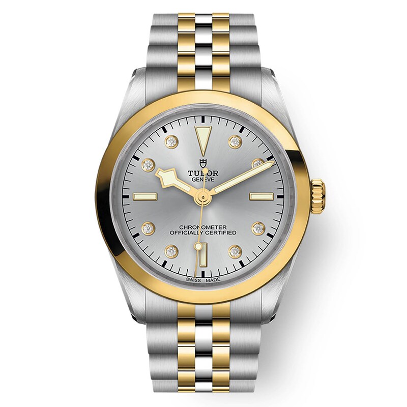 Main Image 1 of Tudor Black Bay 36 Diamond 18ct Yellow Gold & Stainless Steel Watch