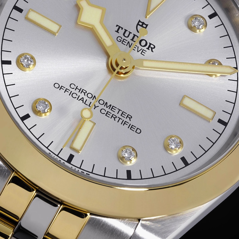 Main Image 5 of Tudor Black Bay 39 Ladies' Diamond Two Tone Bracelet Watch