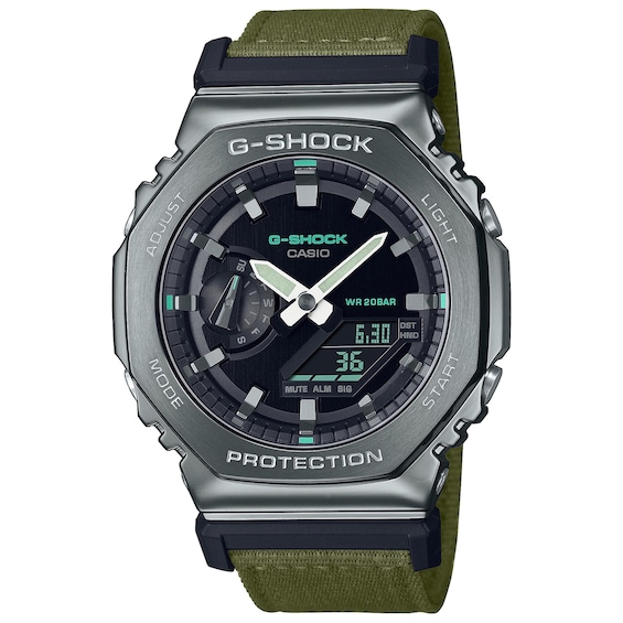 G-Shock GM-2100CB-3AER Men’s Utility Metal Khaki NATO Strap Watch