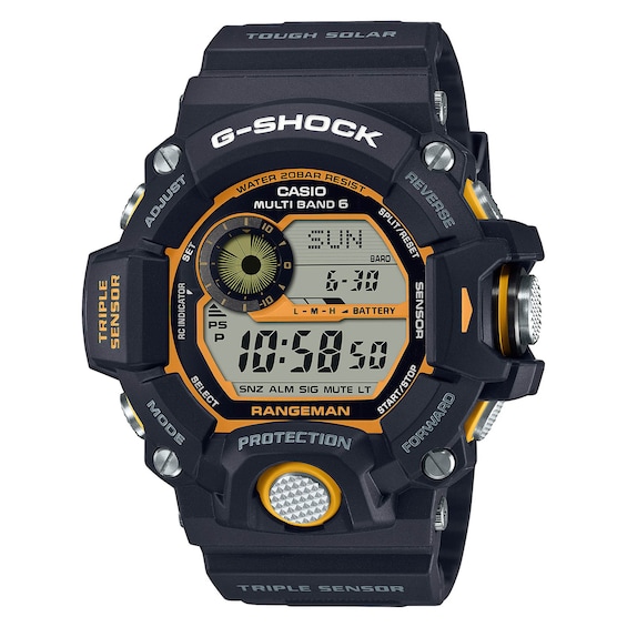 G-Shock GW-9400Y-1ER Men’s Rangeman Armour Jacket Series Resin Strap Watch