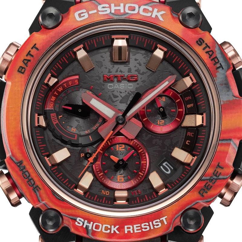 G-Shock MTG-B3000FR-1AER MTG Men's 40th Anniversary Flare Red Series Watch