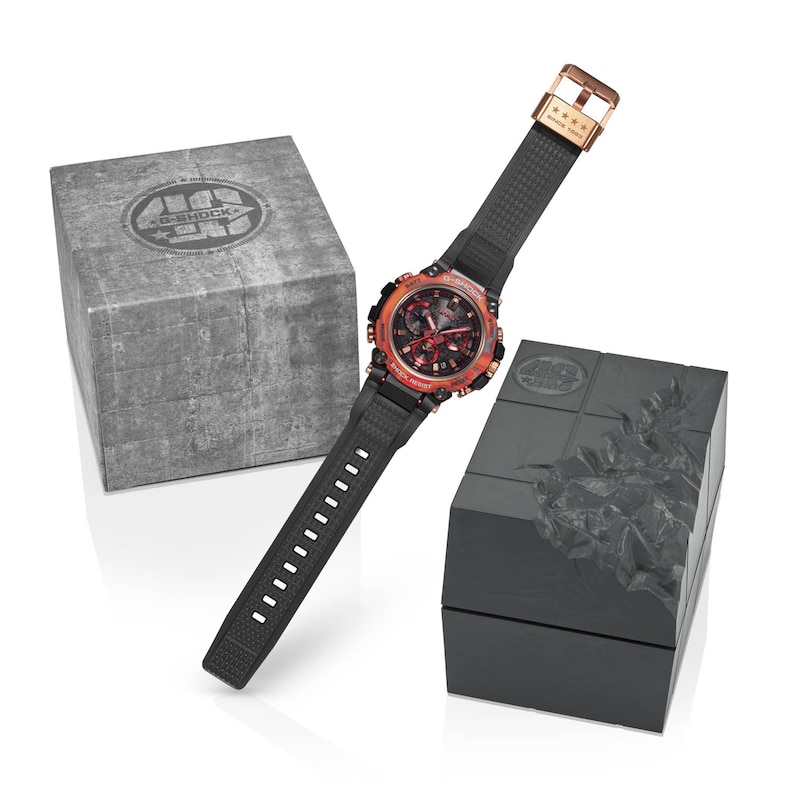 G-Shock MTG-B3000FR-1AER MTG Men's 40th Anniversary Flare Red Series Watch