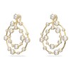 Thumbnail Image 2 of Swarovski Constella Gold-Tone Crystal Bow Clip Earrings