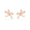 Thumbnail Image 0 of Swarovski Volta Rose Gold-Tone Crystal Bow Clip Earrings