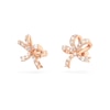 Thumbnail Image 2 of Swarovski Volta Rose Gold-Tone Crystal Bow Clip Earrings