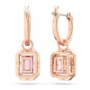 Thumbnail Image 3 of Swarovski Dextera Rose Gold-Tone Crystal Octagonal Drop Earrings