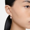 Thumbnail Image 4 of Swarovski Dextera Rose Gold-Tone Crystal Octagonal Drop Earrings