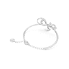 Thumbnail Image 4 of Swarovski Volta Rhodium Plated Crystal Bow Bangle