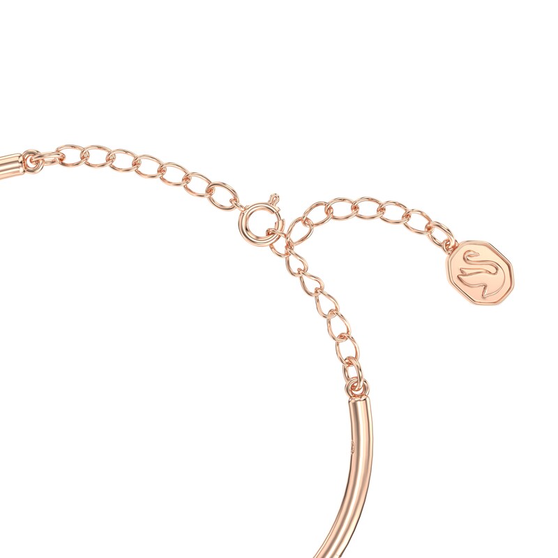 Main Image 3 of Swarovski Volta Rose Gold Tone Crystal Bow Bangle