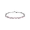 Thumbnail Image 0 of Swarovski Matrix Pink Crystal Baguette Cut 7 Inch Tennis Bracelet