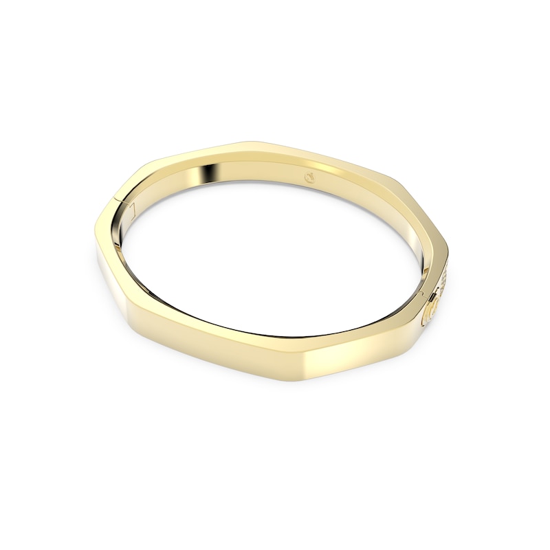 Swarovski Dextera Gold Tone Crystal Octagonal Bracelet