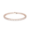 Thumbnail Image 0 of Swarovski Matrix Rose Gold Plated 7 Inch Crystal Tennis Bracelet