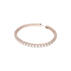 Thumbnail Image 1 of Swarovski Matrix Rose Gold Plated 7 Inch Crystal Tennis Bracelet