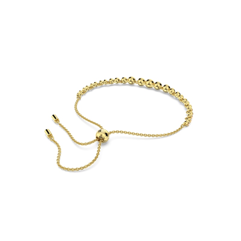 Swarovski Emily Gold Plated Yellow Crystal Slider Bracelet