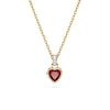 Thumbnail Image 0 of Swarovski Stilla Gold-Tone Red Crystal Heart Pendant