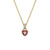 Thumbnail Image 0 of Swarovski Stilla Gold-Tone Red Crystal Heart Pendant