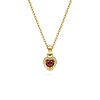 Thumbnail Image 3 of Swarovski Stilla Gold-Tone Red Crystal Heart Pendant