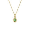 Thumbnail Image 3 of Swarovski Stilla Gold-Tone Green Crystal Pear Pendant