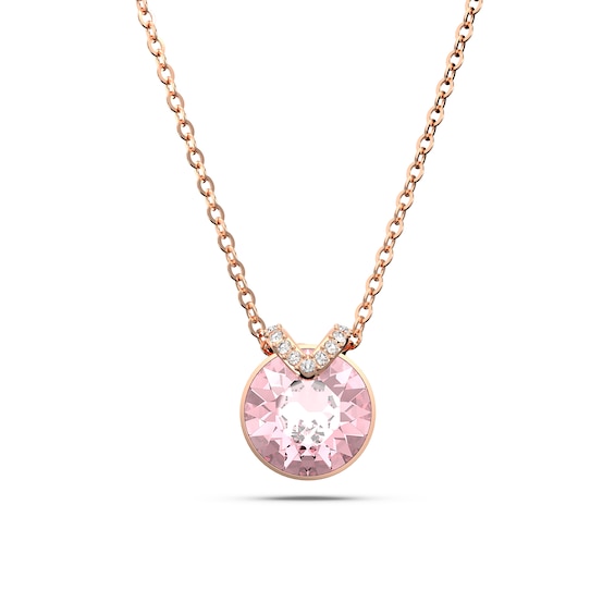 Swarovski Matrix Rhodium Plated Crystal Pendant