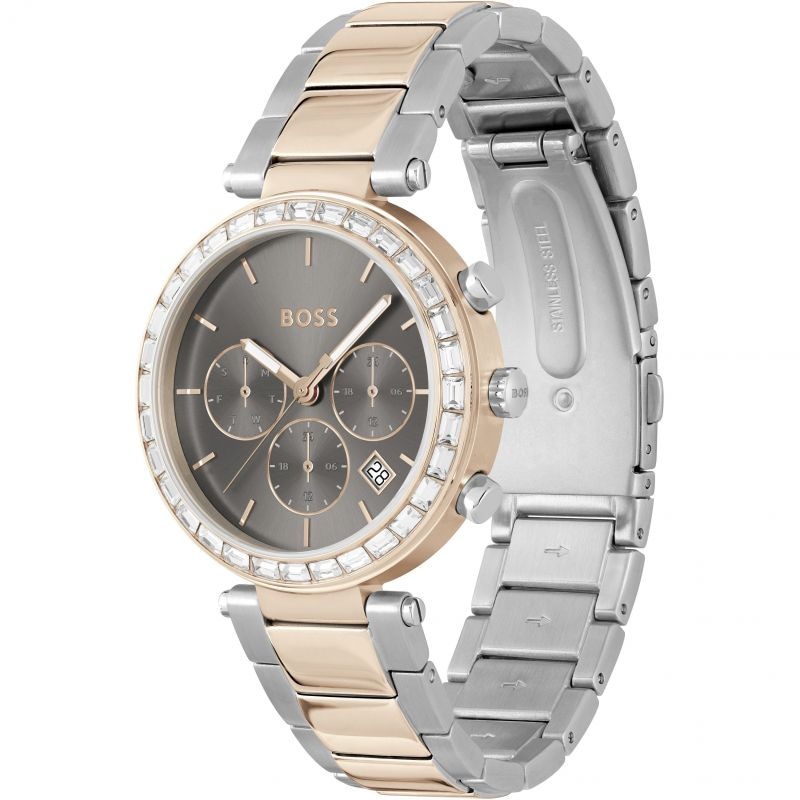 Main Image 3 of BOSS Andra Ladies' Two Tone Stainless Steel Bracelet Watch