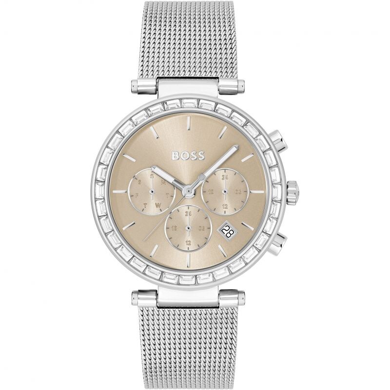Main Image 1 of BOSS Andra Ladies' Stainless Steel Mesh Bracelet Watch