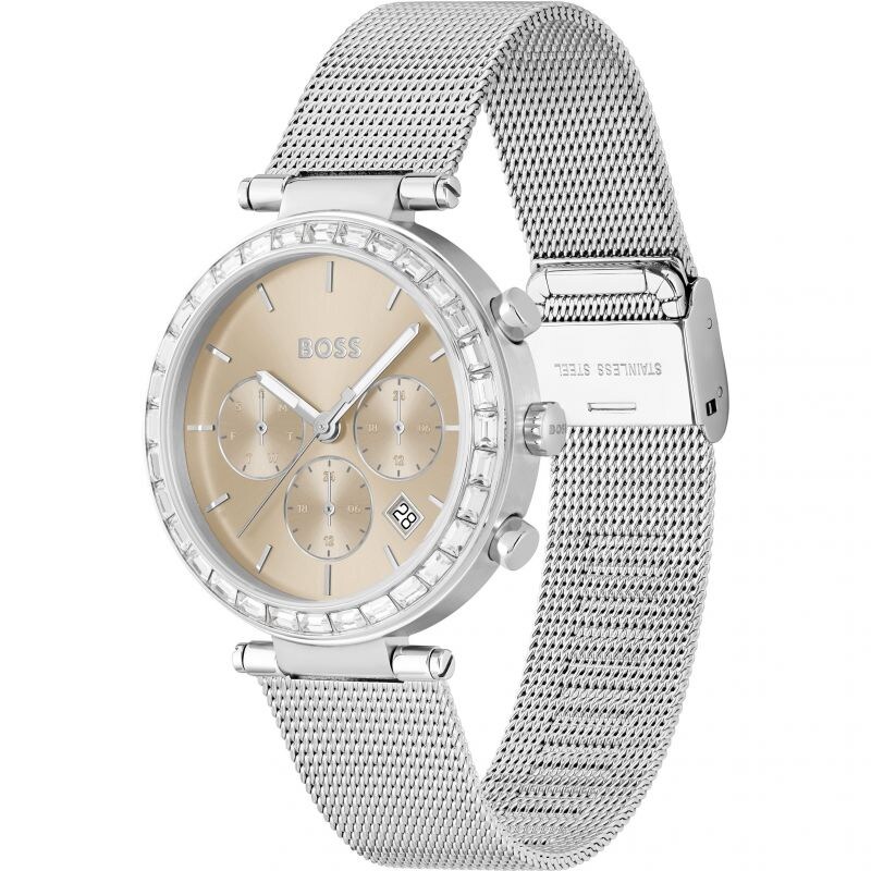 Main Image 2 of BOSS Andra Ladies' Stainless Steel Mesh Bracelet Watch