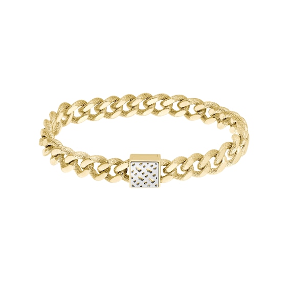 BOSS Caly Ladies’ Gold Tone Stainless Steel Chain Bracelet