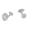 Thumbnail Image 1 of BOSS Men's Silver Tone Round Cufflinks