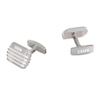 Thumbnail Image 1 of BOSS Men's Silver Tone Engraved Cufflinks