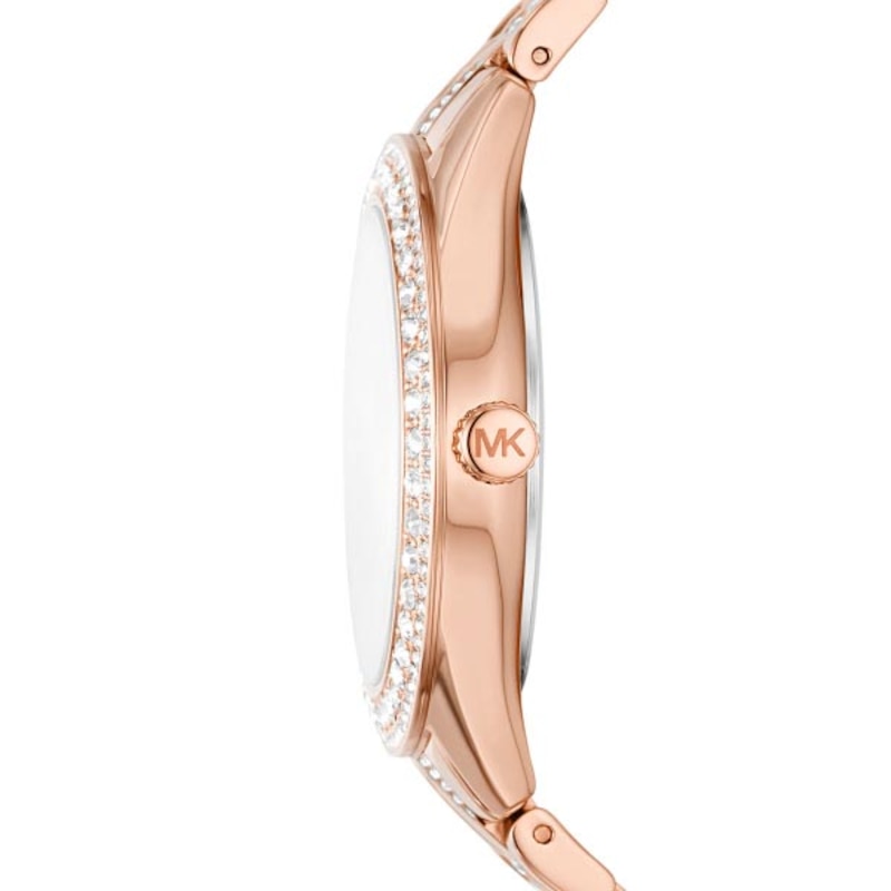 Main Image 3 of Michael Kors Harlowe Ladies' Rose Gold Tone Bracelet Watch