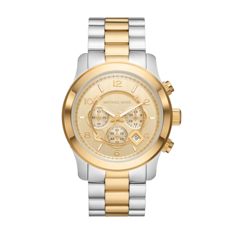 Michael Kors Runway Men's Two-Tone Bracelet Watch