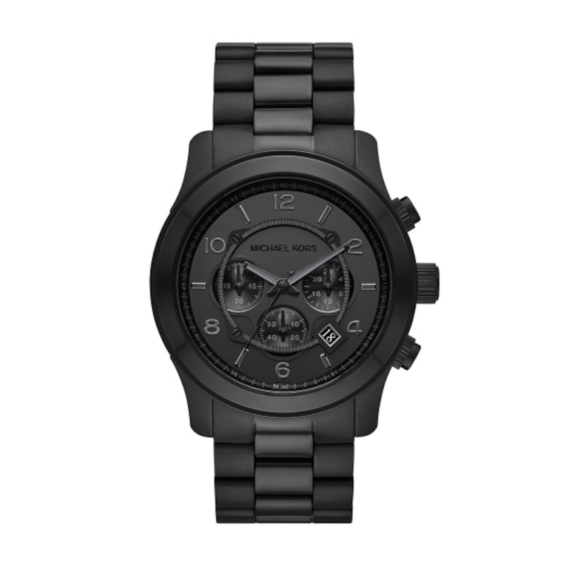 Michael Kors Runway Men's Black IP Bracelet Watch