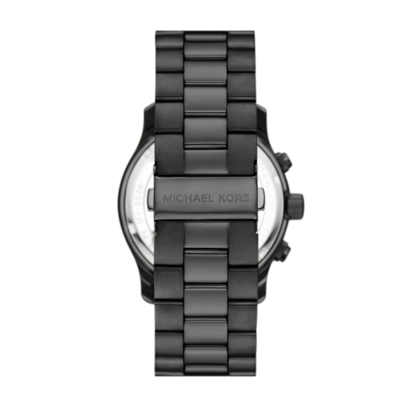 Michael Kors Runway Men's Black IP Bracelet Watch