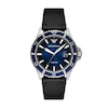 Thumbnail Image 0 of Emporio Armani Men's Blue Ombre Dial Black Leather Strap Watch