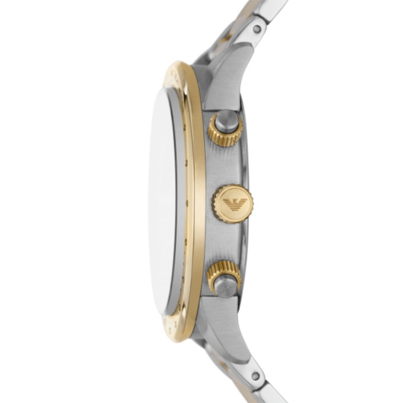 Emporio Armani Men's Two Tone Stainless Bracelet Watch