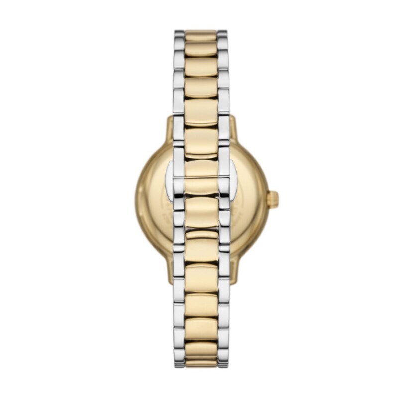 Emporio Armani Ladies' Two Tone Stainless Steel Watch