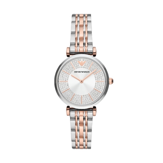 Emporio Armani Ladies’ Two Tone Steel Bracelet Watch